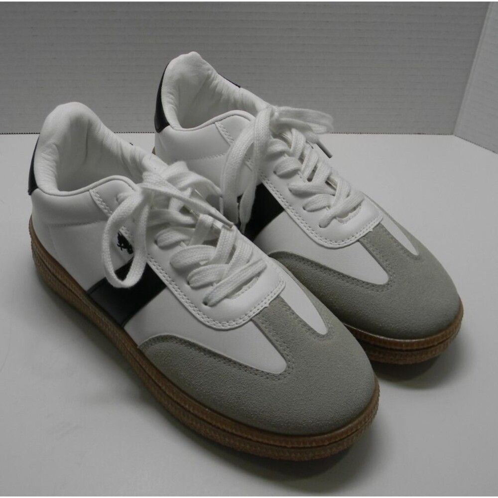 Rocket Dog Sneakers Dark Navy White Lace Up Casual Low Profile NWOT